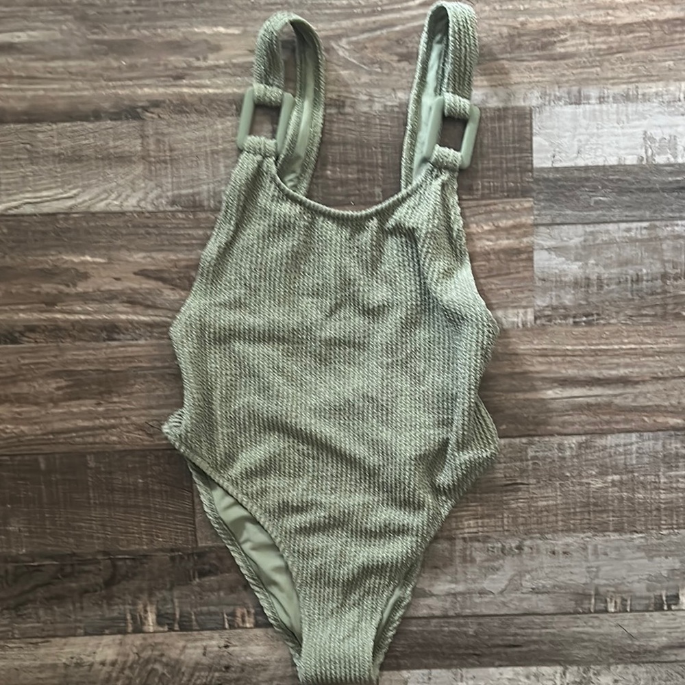 Aerie Olive Green One Piece Swimsuit-XS - NWT